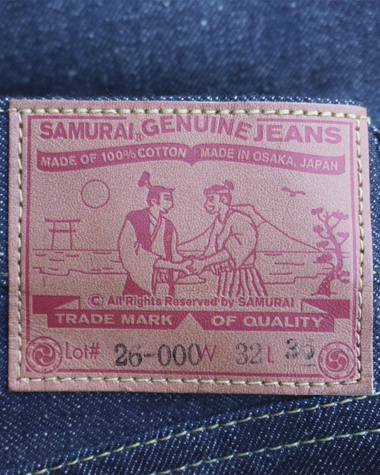 Samurai Jeans S2000HX 'Great War' Relaxed Straight 15oz Selvedge Jeans - Indigo Onewash