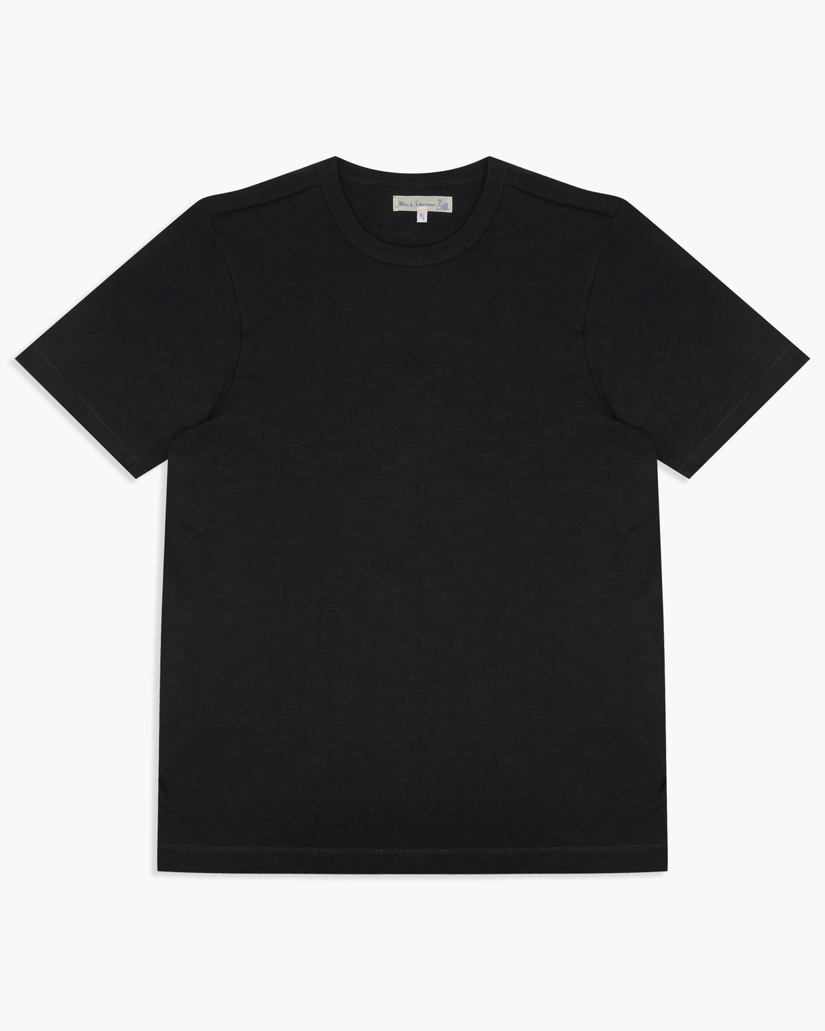 Merz b. Schwanen 2S14 10.7oz Relaxed Fit Loopwheeled Heavy Tee - Charcoal | Merz b. Schwanen T Shirts | JEANSTORE