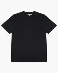 Merz b. Schwanen 2S14 10.7oz Relaxed Fit Loopwheeled Heavy Tee - Charcoal | Merz b. Schwanen T Shirts | JEANSTORE