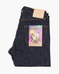 Samurai Jeans S211VX 'Benkei' Relaxed Tapered Slubby 17oz Selvedge Jeans - Indigo Onewash | Samurai Jeans Jeans | JEANSTORE