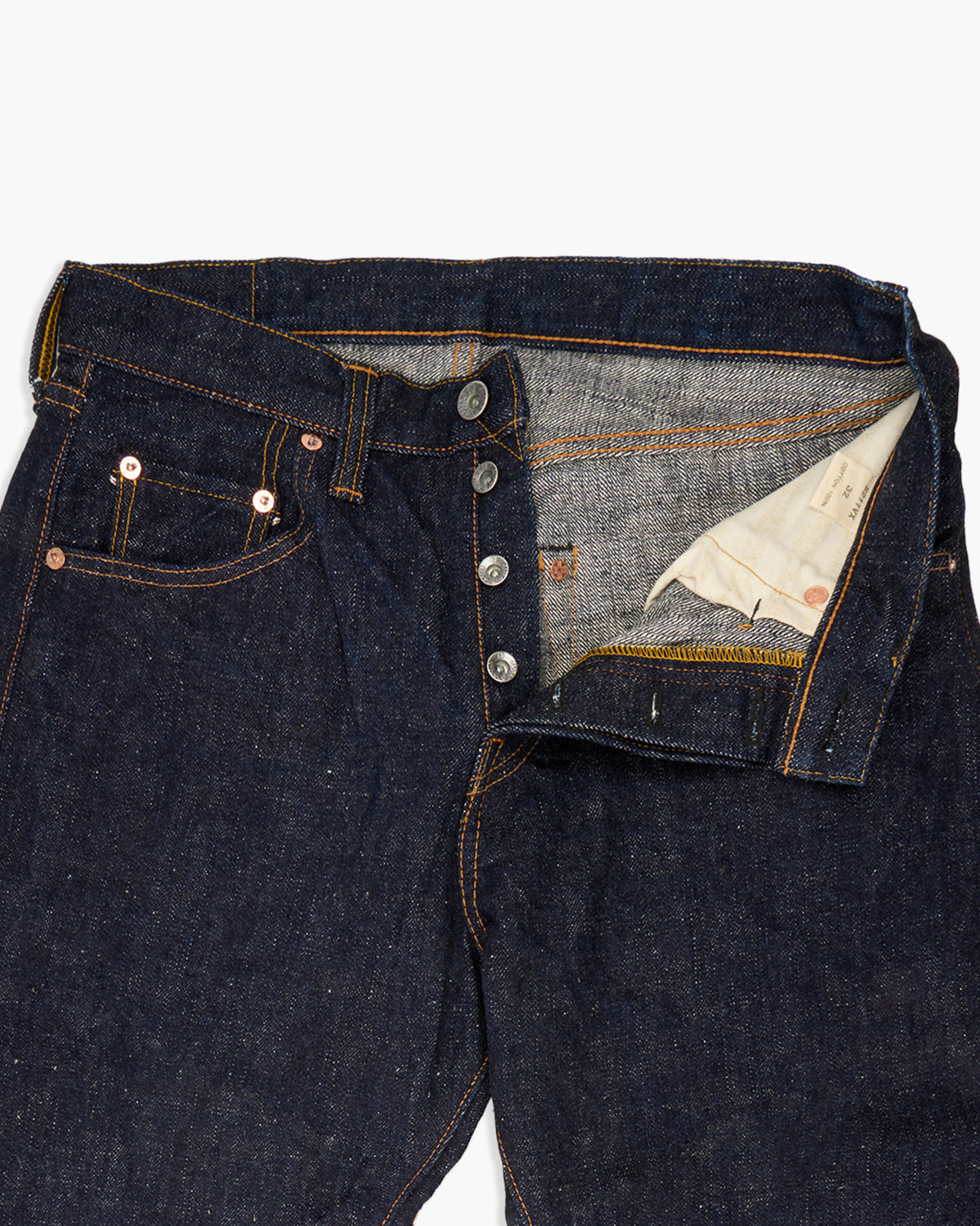 Samurai Jeans S211VX 'Benkei' Relaxed Tapered Slubby 17oz Selvedge Jeans - Indigo Onewash | Samurai Jeans Jeans | JEANSTORE