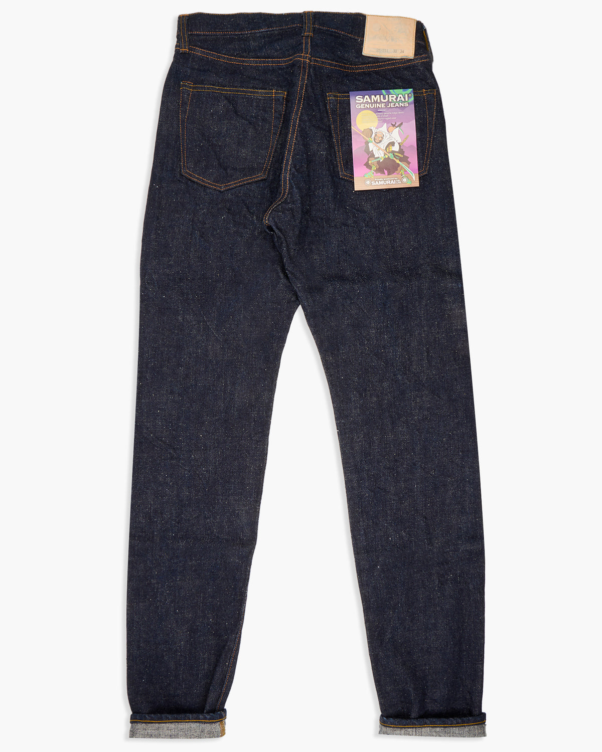 Samurai Jeans S211VX 'Benkei' Relaxed Tapered Slubby 17oz Selvedge Jeans - Indigo Onewash | Samurai Jeans Jeans | JEANSTORE