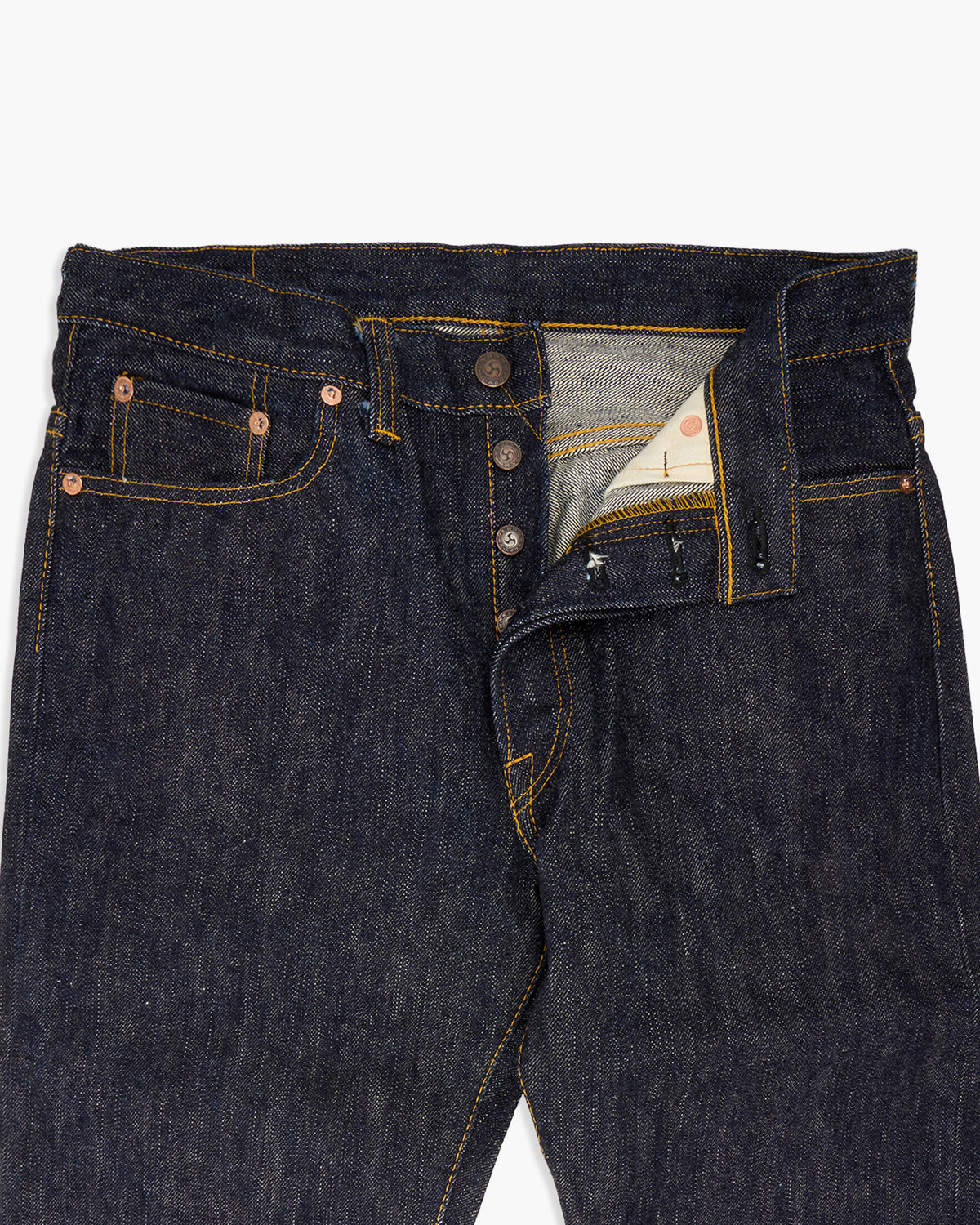 Samurai Jeans S512BC19oz 'Kiwami' Slim Fit Bootcut Selvedge Jeans - Indigo Onewash | Samurai Jeans Jeans | JEANSTORE