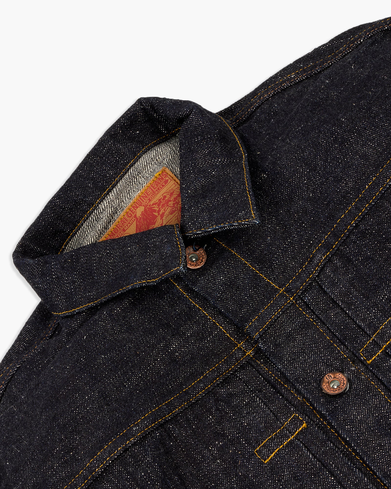 Samurai Jeans S556VX 'Zero+' 17oz Type I Selvedge Denim Jacket - Indig