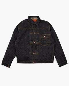 Samurai Jeans S556VX 'Zero+' 17oz Type I Selvedge Denim Jacket - Indigo Onewash