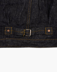 Samurai Jeans S556VX 'Zero+' 17oz Type I Selvedge Denim Jacket - Indigo Onewash | Samurai Jeans Jackets & Coats | JEANSTORE