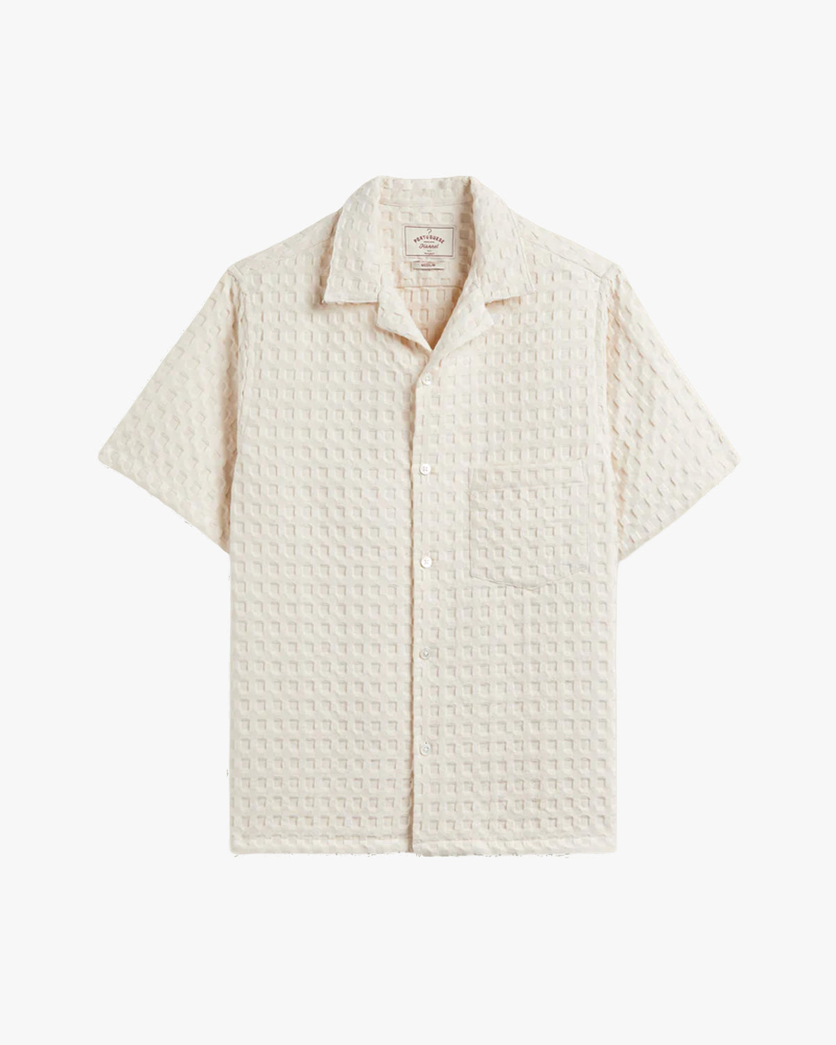 Portuguese Flannel Sands Shirt - Ecru | Portuguese Flannel Shirts | JEANSTORE