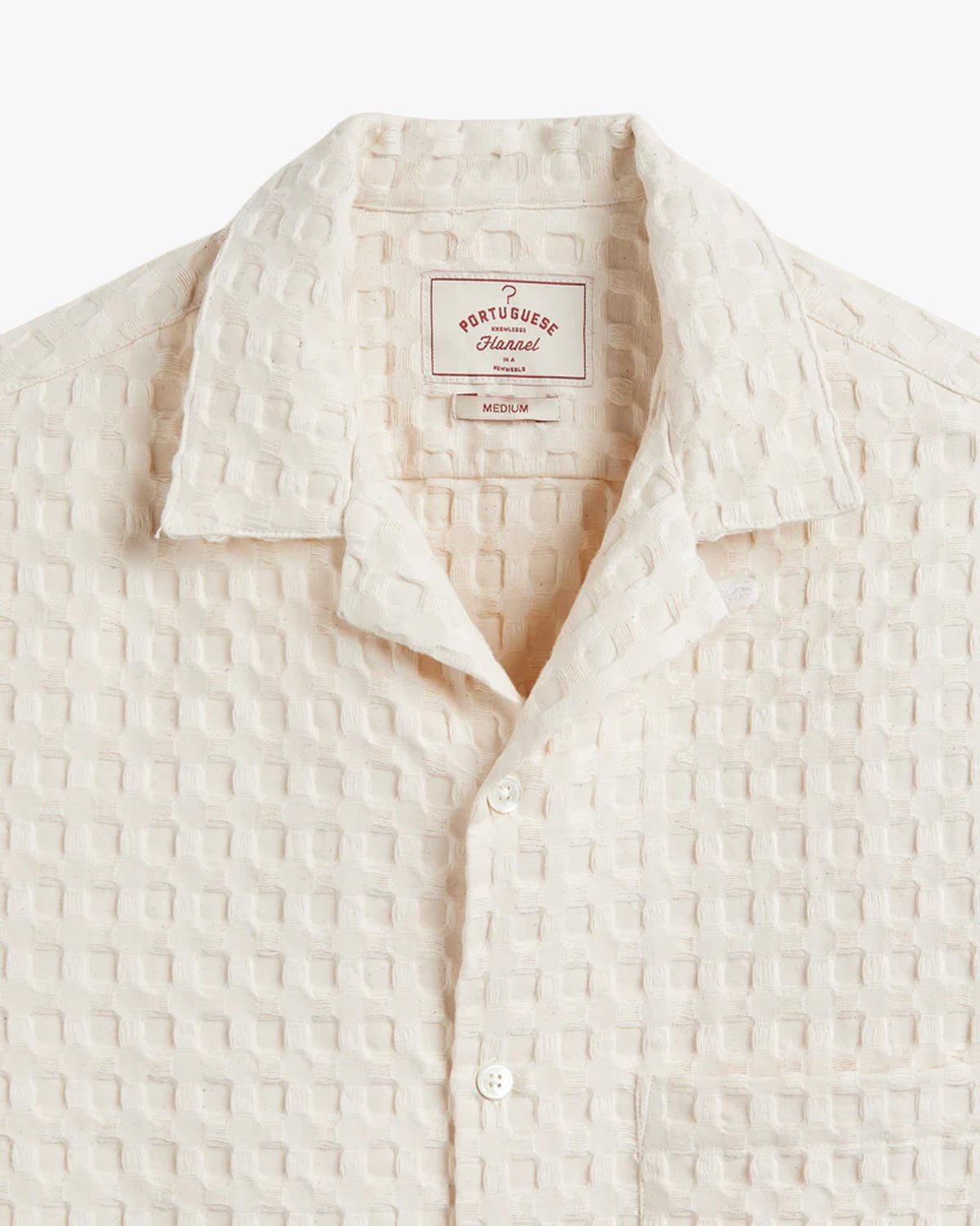 Portuguese Flannel Sands Shirt - Ecru | Portuguese Flannel Shirts | JEANSTORE