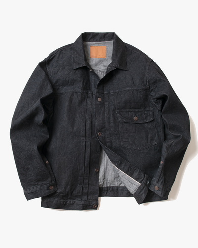 Spellbound 70001 48-932C Selvedge Denim Jacket - Onewash Black