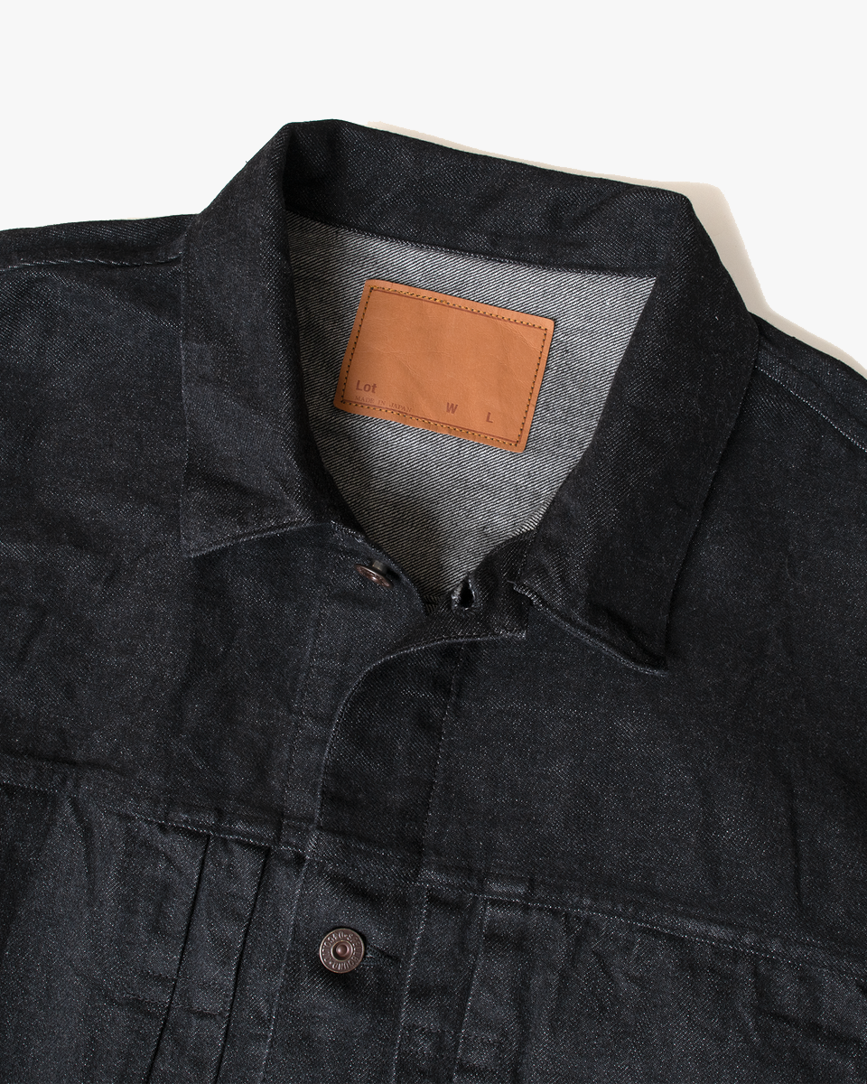 Spellbound 70001 48-932C Selvedge Denim Jacket - Onewash Black
