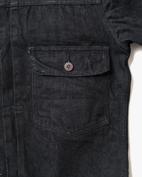 Spellbound 70001 48-932C Selvedge Denim Jacket - Onewash Black