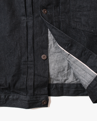 Spellbound 70001 48-932C Selvedge Denim Jacket - Onewash Black