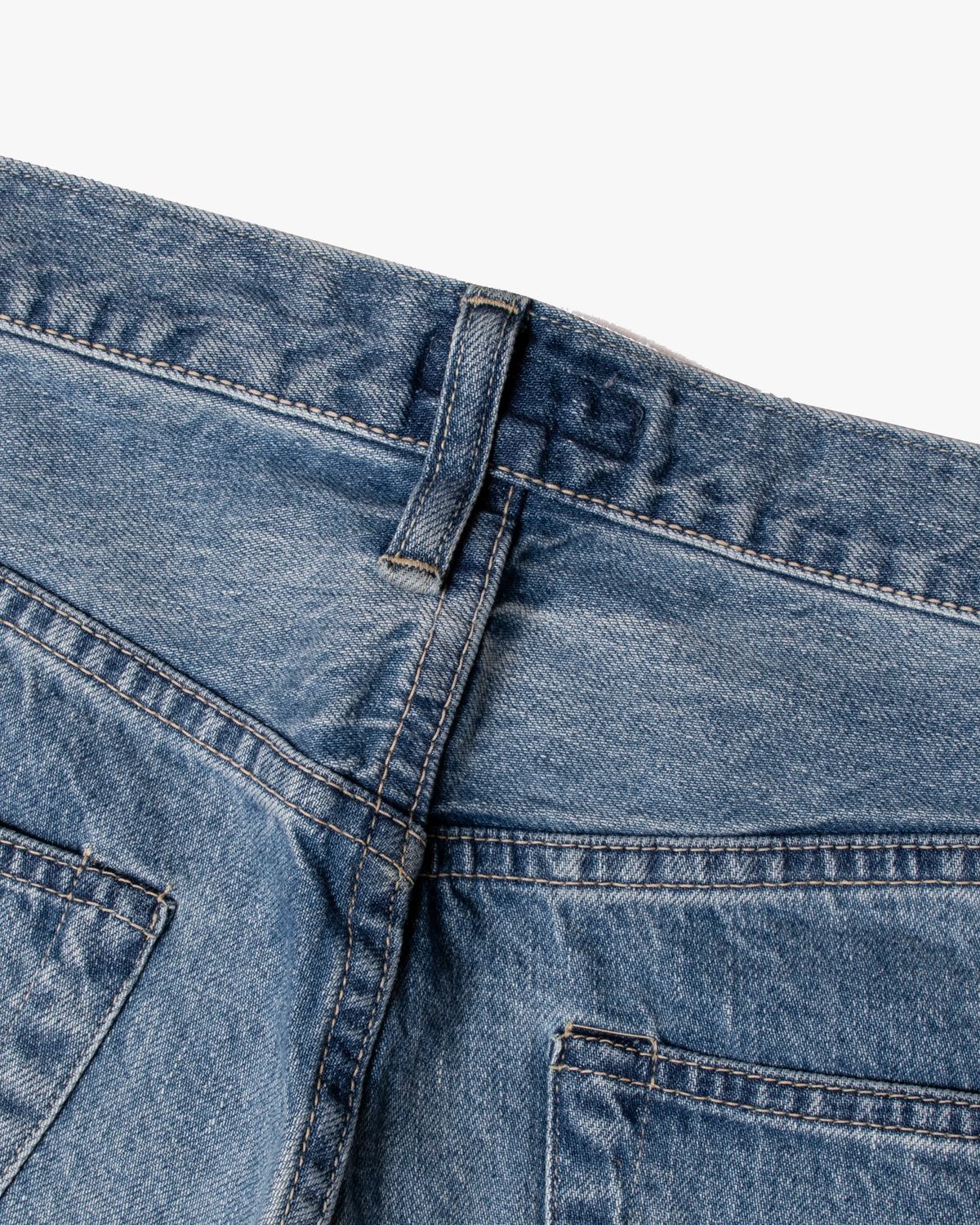 Spellbound 50001 40-701C 12oz Regular Straight Selvedge Mens Jeans - Light Used Indigo