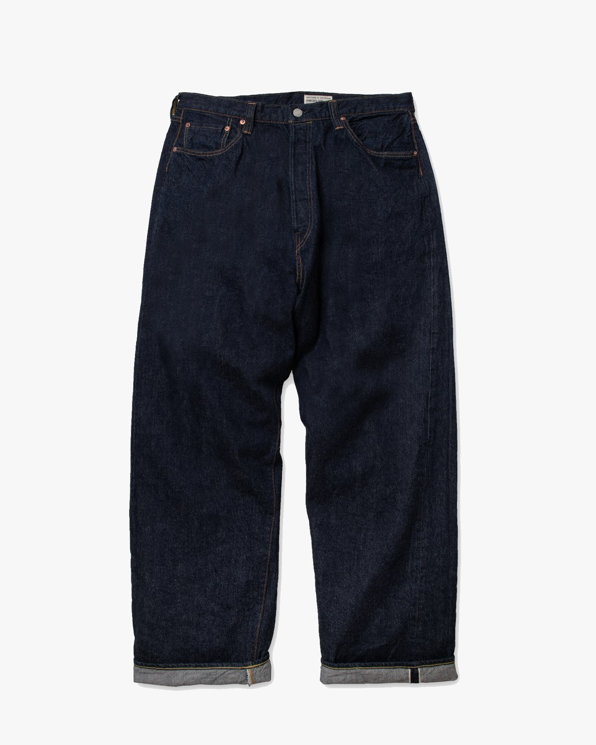 Spellbound 50002 40-702C 12oz Wide Tapered Selvedge Mens Jeans - Onewash Indigo
