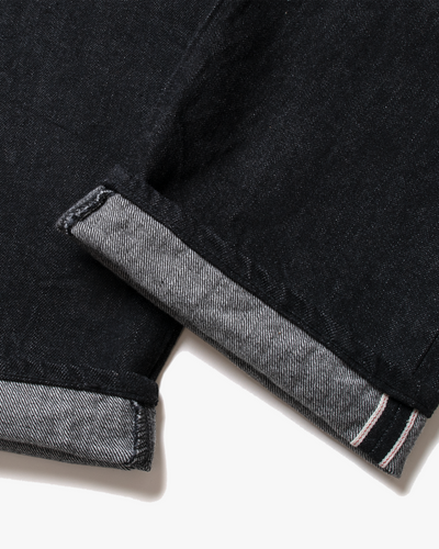 Spellbound 50001 40-712C 12oz Regular Straight Selvedge Mens Jeans - Onewash Black