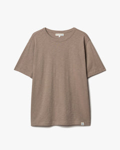 Merz b. Schwanen SCT04 4.9oz Pima Slub Cotton Relaxed Tee - Faded Grain