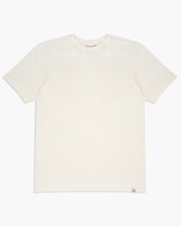 Merz b. Schwanen SCT04 4.9oz Pima Slub Cotton Relaxed Tee - White | Merz b. Schwanen T Shirts | JEANSTORE