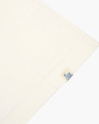 Merz b. Schwanen SCT04 4.9oz Pima Slub Cotton Relaxed Tee - White | Merz b. Schwanen T Shirts | JEANSTORE
