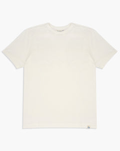 Merz b. Schwanen Good Basics SCT04 4.9oz Pima Slub Cotton Relaxed Tee - White