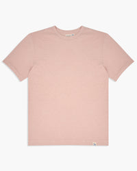 Merz b. Schwanen Good Basics SCT04 4.9oz Pima Slub Cotton Relaxed Tee - Dusted Pink | Merz b. Schwanen T Shirts | JEANSTORE