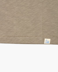 Merz b. Schwanen Good Basics SCT04 4.9oz Pima Slub Cotton Relaxed Tee - Vintage Army | Merz b. Schwanen T Shirts | JEANSTORE