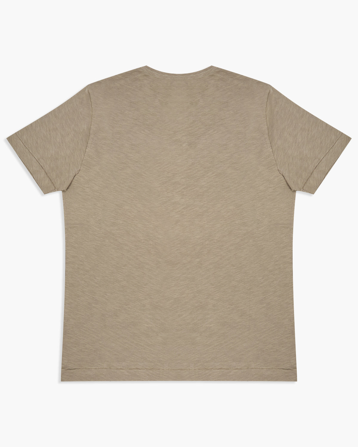 Merz b. Schwanen Good Basics SCT04 4.9oz Pima Slub Cotton Relaxed Tee - Vintage Army | Merz b. Schwanen T Shirts | JEANSTORE