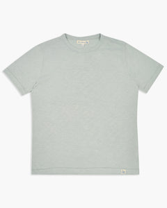 Merz b. Schwanen SCT04 4.9oz Pima Slub Cotton Relaxed Tee - Ice