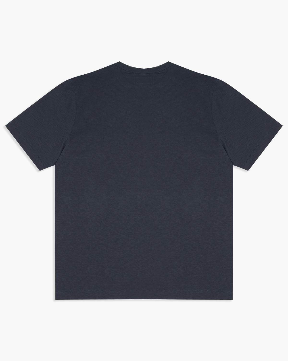 Merz b. Schwanen SCT04 4.9oz Pima Slub Cotton Relaxed Tee - Denim Blue | Merz b. Schwanen T Shirts | JEANSTORE