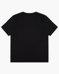 Merz b. Schwanen Good Basics SCT04 4.9oz Pima Slub Cotton Relaxed Tee - Deep Black | Merz b. Schwanen T Shirts | JEANSTORE