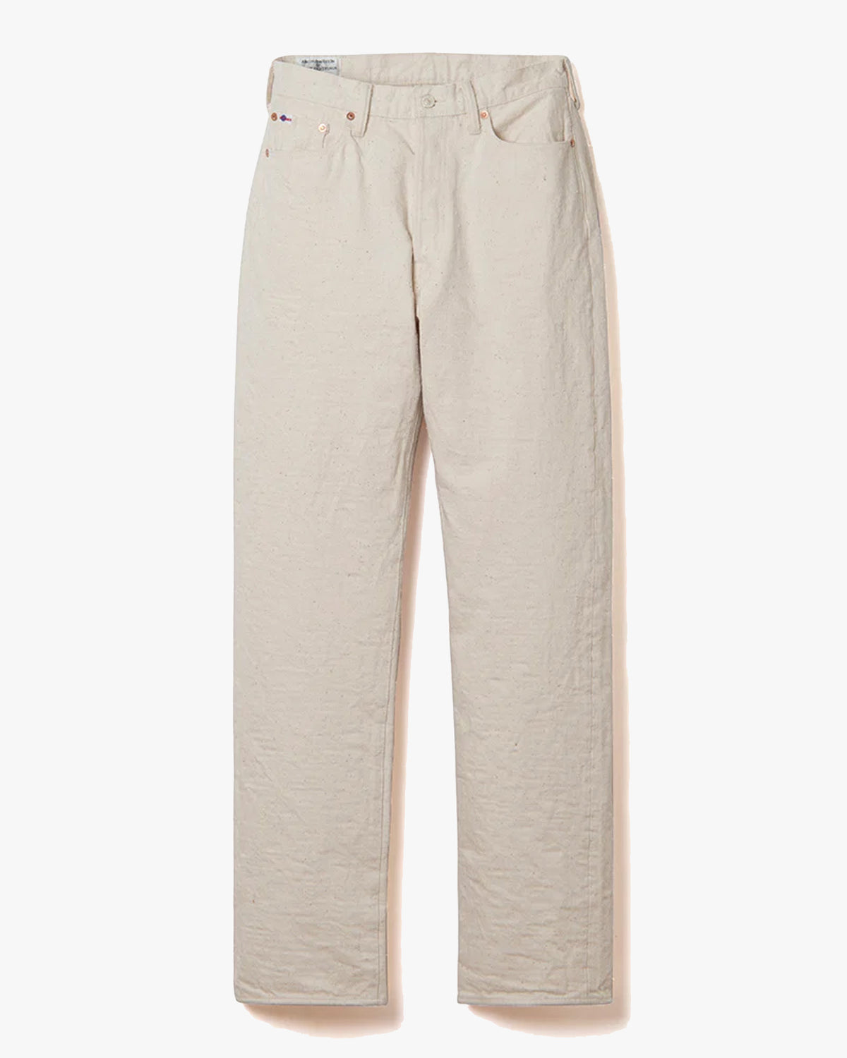 Studio D'Artisan SD-1001E 'GL3' 15oz Selvedge Regular Straight Mens Jeans - Ecru / Onewash