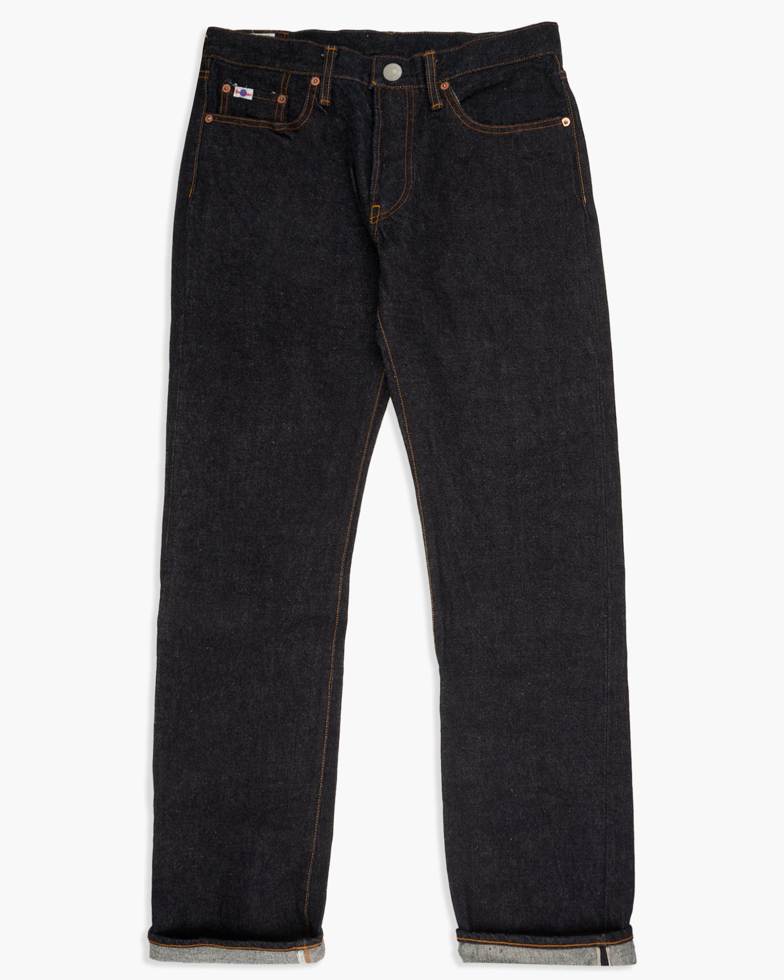 Studio D'Artisan SD-103 Slim Straight Mens Jeans - 15oz Indigo Selvedg