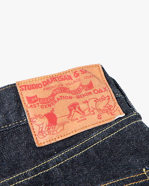 Studio D'Artisan SD-108 Relaxed Tapered Mens Jeans - 15oz Indigo Selvedge / Onewash | Studio D'Artisan Jeans | JEANSTORE