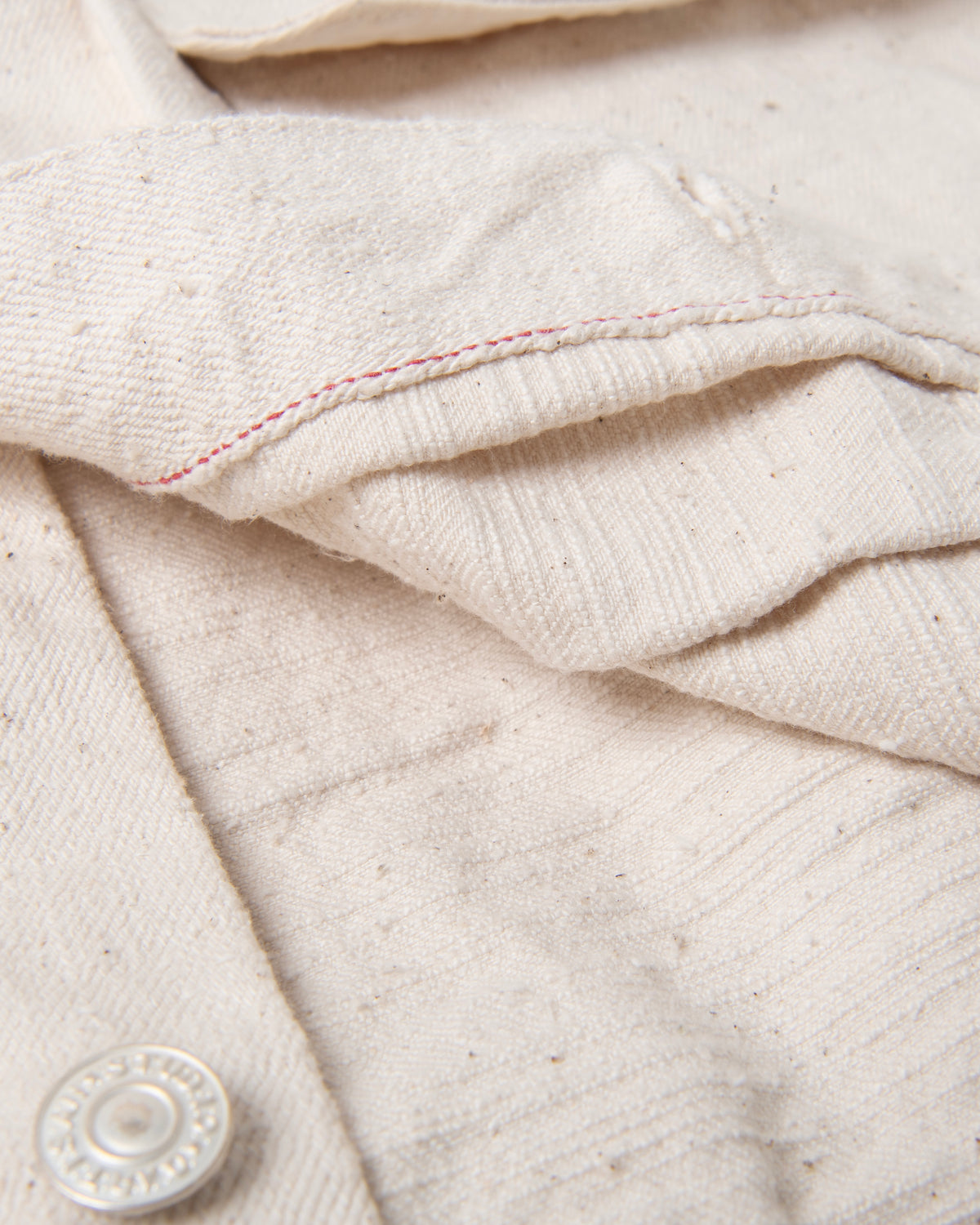 Studio D'Artisan SD-4101E 'GL3' Type 1 15oz Selvedge Denim Jacket - Ecru / Onewash