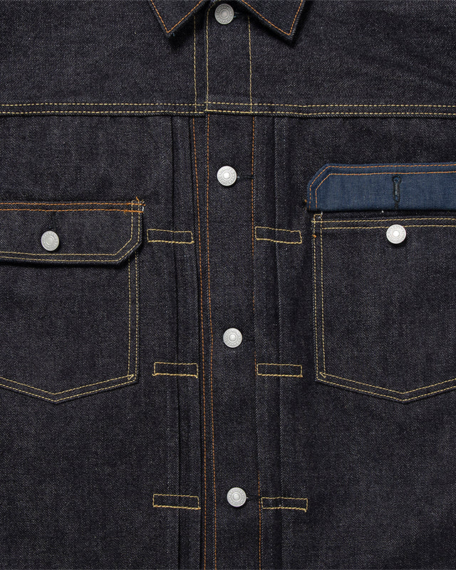 Studio D'Artisan SD-412 Type II Selvedge Denim Jacket - Indigo Onewash | Studio D'Artisan Jackets & Coats | JEANSTORE