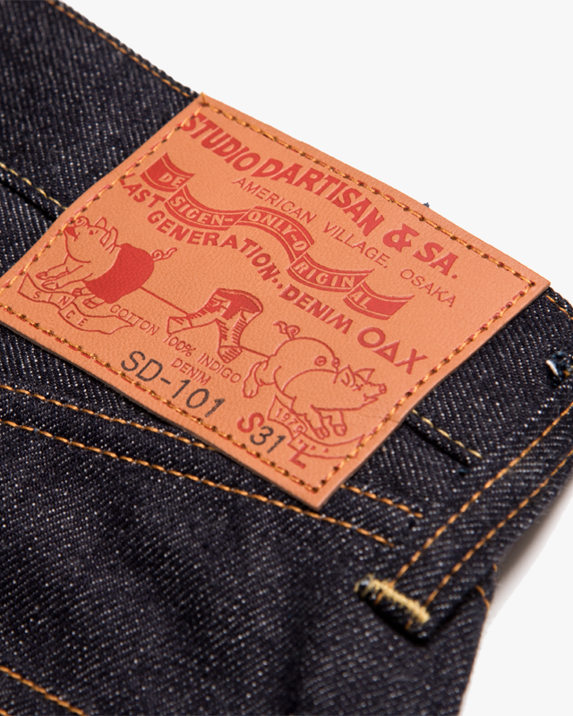Studio D'Artisan SD-101 15oz Selvedge Regular Straight Mens Jeans - Onewash | Studio D'Artisan Jeans | JEANSTORE