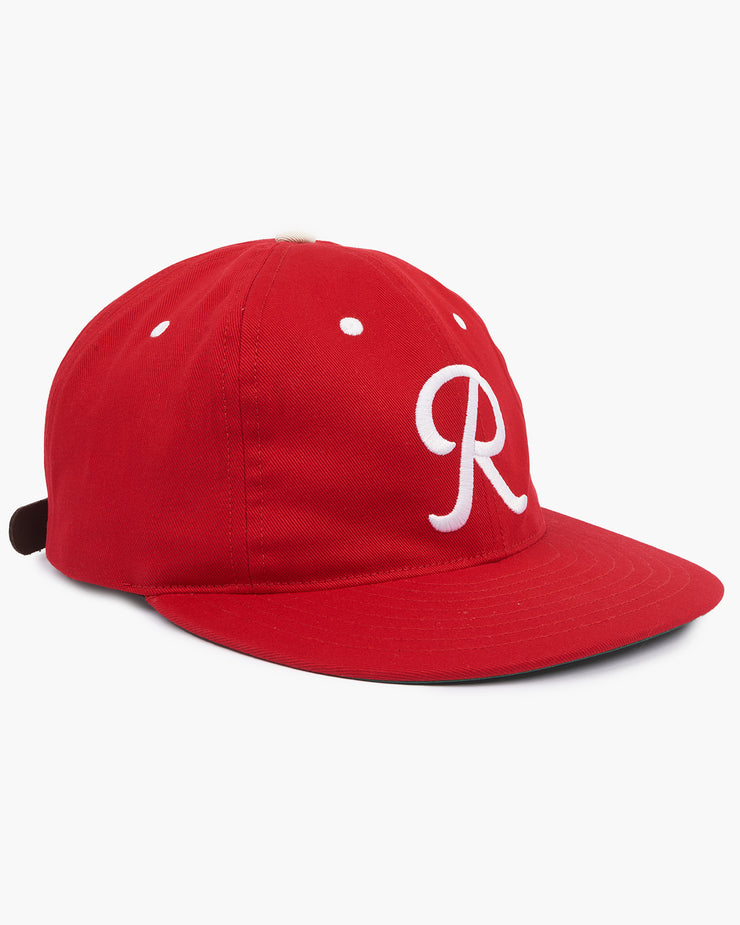 Ebbets Field Flannels Seattle Rainiers 1955 Cotton Vintage Ballcap - Red