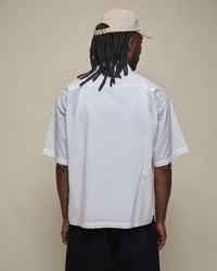 Merz b. Schwanen SHIRT09LP Lightweight Poplin S/S Shirt - White