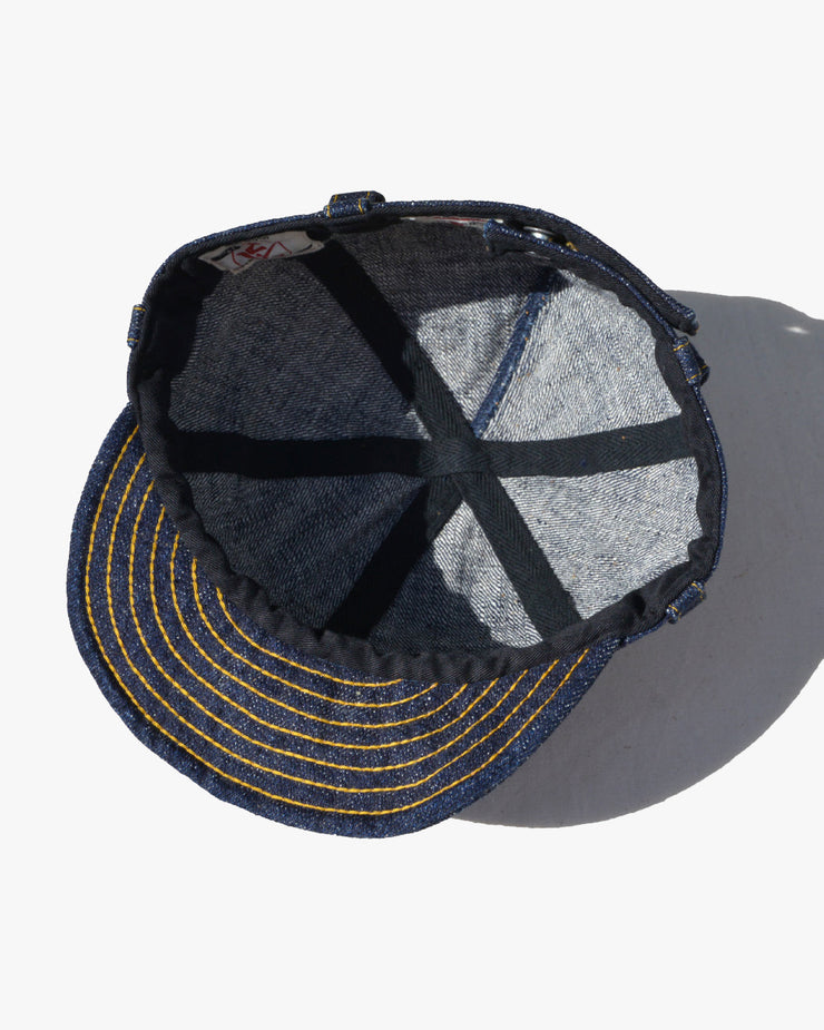 Samurai Jeans SJ201WC-5000VX 17oz Denim Work Cap - Indigo | Samurai Jeans Hats | JEANSTORE