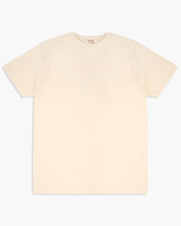 Samurai Jeans SJST-SC01 Japanese Cotton T Shirt - Natural | Samurai Jeans T Shirts | JEANSTORE