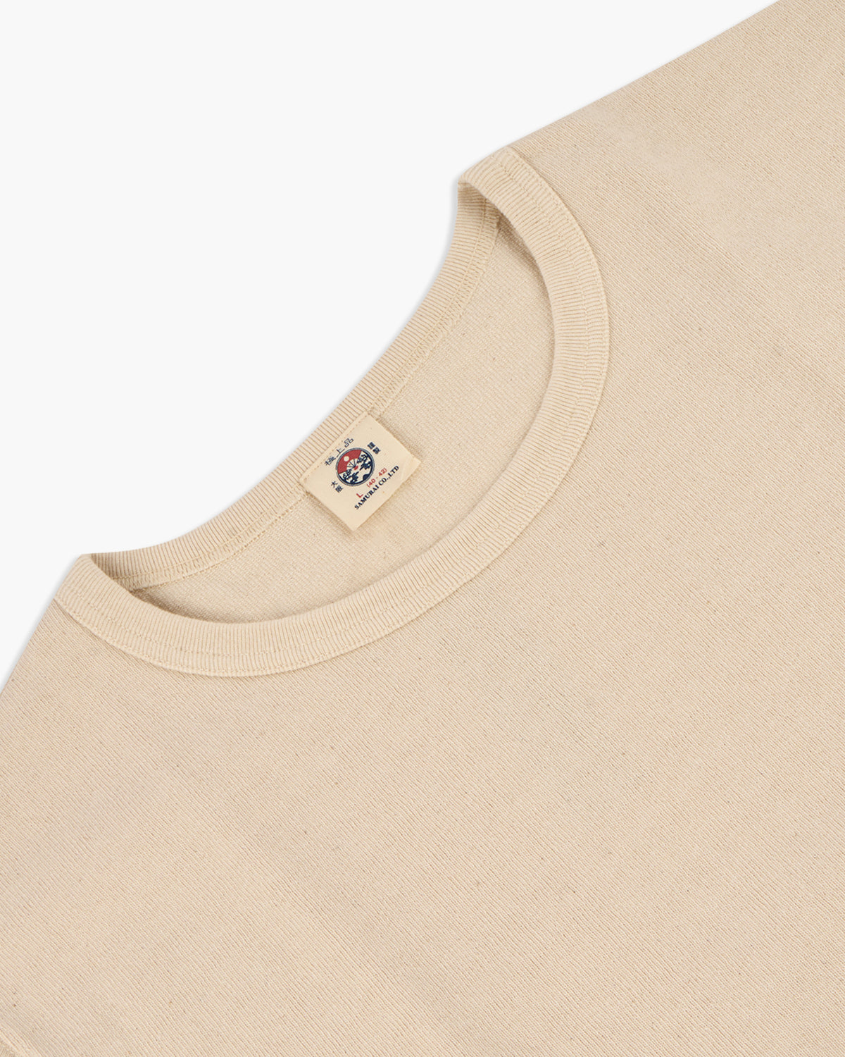 Samurai Jeans SJST-TW01 10/2 Extra Heavyweight Tee - Off White | Samurai Jeans T Shirts | JEANSTORE