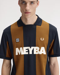 Fred Perry x Meyba Cut & Sew Polo Shirt - Navy