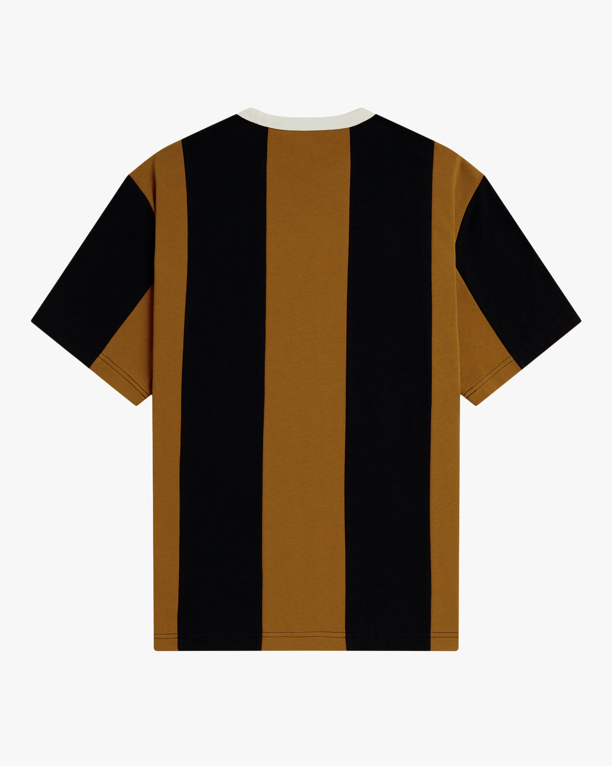 Fred Perry x Meyba Striped Ringer T-Shirt - Dark Caramel