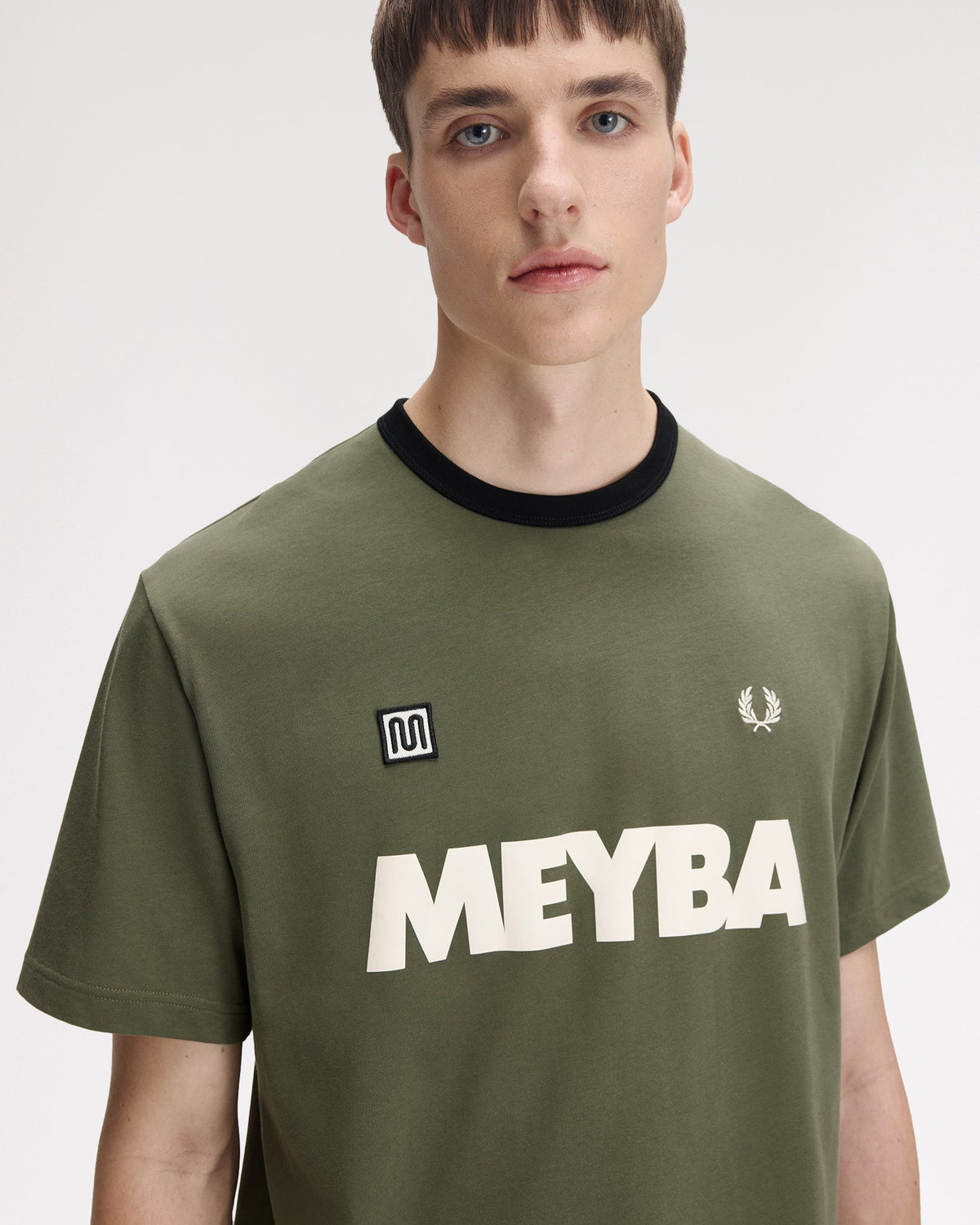 Fred Perry x Meyba Ringer T-Shirt - Laurel Wreath Green | Fred Perry T Shirts | JEANSTORE
