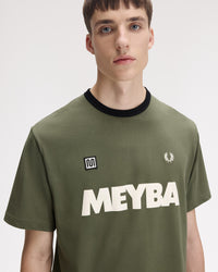 Fred Perry x Meyba Ringer T-Shirt - Laurel Wreath Green | Fred Perry T Shirts | JEANSTORE