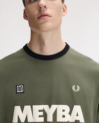 Fred Perry x Meyba Ringer T-Shirt - Laurel Wreath Green | Fred Perry T Shirts | JEANSTORE