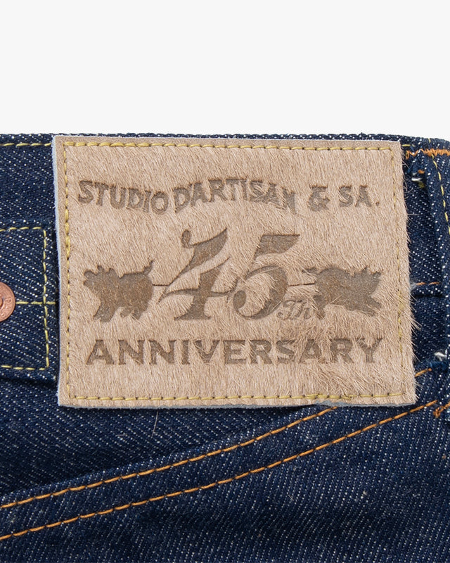 Studio D'Artisan SP-083 45th Anniversary 15oz 'Triple Selvedge' Regular Straight Mens Jeans - Indigo Onewash | Studio D'Artisan Jeans | JEANSTORE