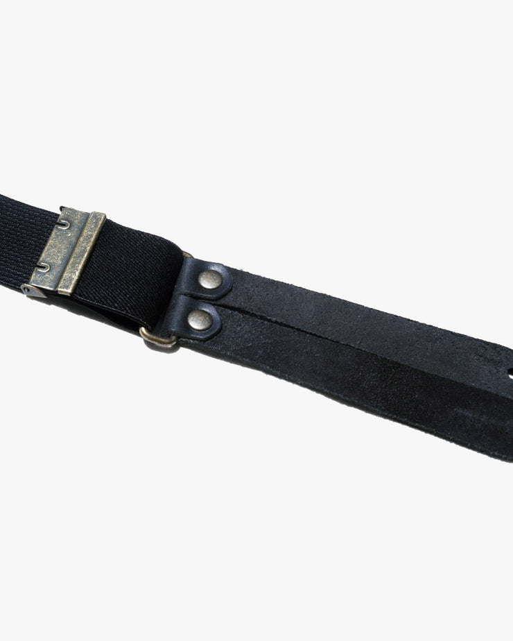 Samurai Jeans SPD004 Leather Braces - Black
