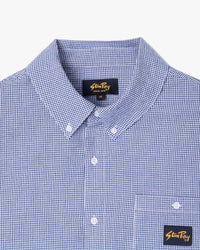Stan Ray S/S Flannel Shirt - Blue Gingham