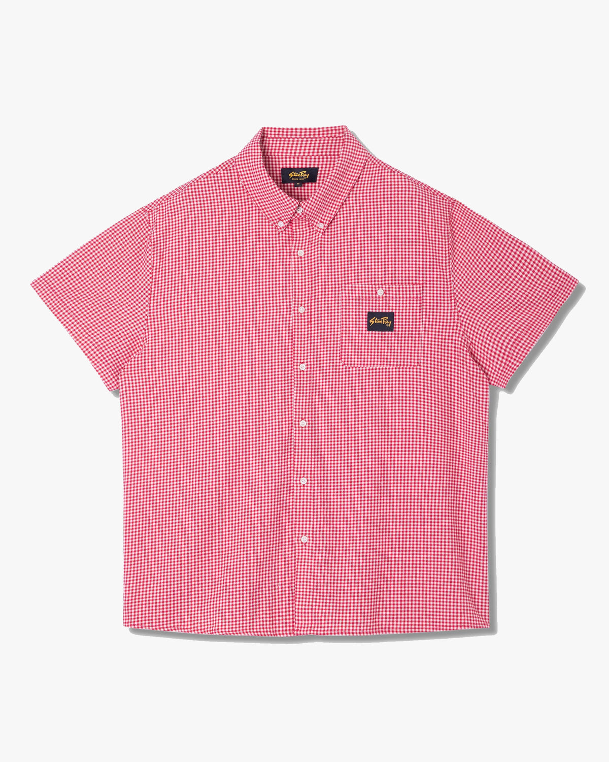 Stan Ray S/S Flannel Shirt - Red Gingham