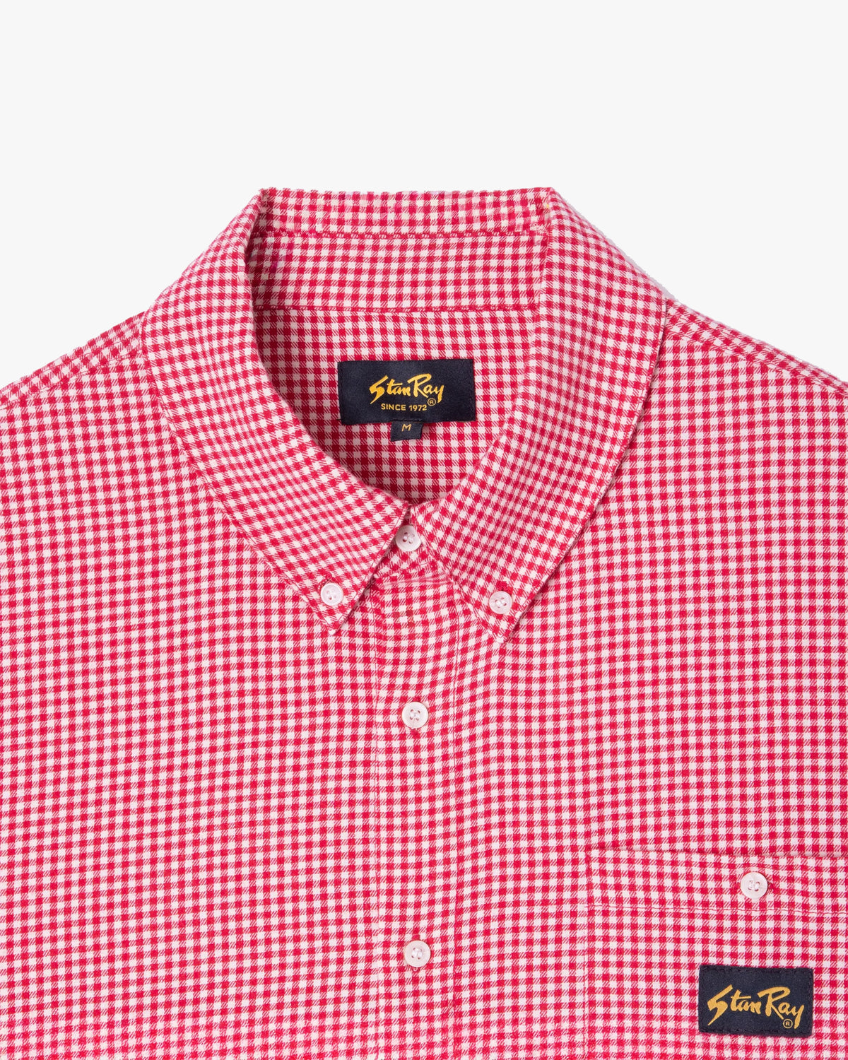 Stan Ray S/S Flannel Shirt - Red Gingham